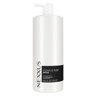 Nexxus Clean and Pure Clarifying Shampoo, With 33.8 Fl Oz (Pack of 1), White 
