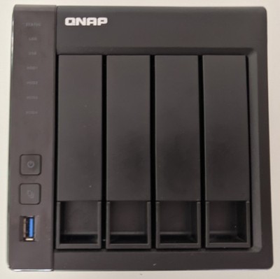 QNAP TS-451+ 8GB RAM 4-Bay NAS HDMI USB 3.0 HDD 3.5in PC/Mac Diskless