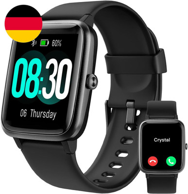 GRV Smartwatch Für Damen Herren Mit Telefonfunktion,Fitnessuhr Mit Herzfrequenzm
