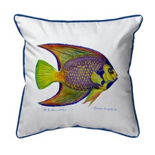 Betsy Drake Queen Angelfish Extra Large 22 X 22 Indoor Outdoor Pillow
