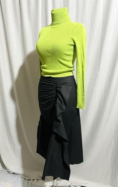 Women Bimba y lola Skirt Black Cotton 36