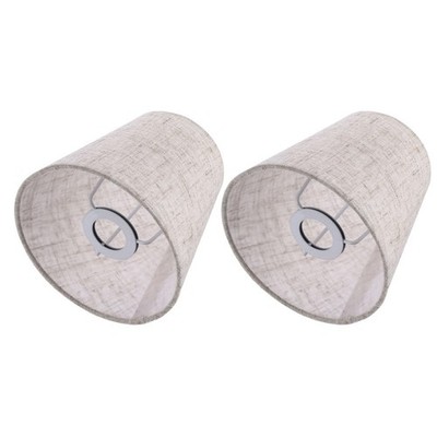2pcs Stofflampenschirme Deckenlampe Kronleuchter Lampenstaubdicht