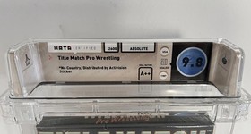 Title Match Pro Wrestling (Atari 2600) WATA 9.8 A++ New Sealed PSA VGA Top Pop
