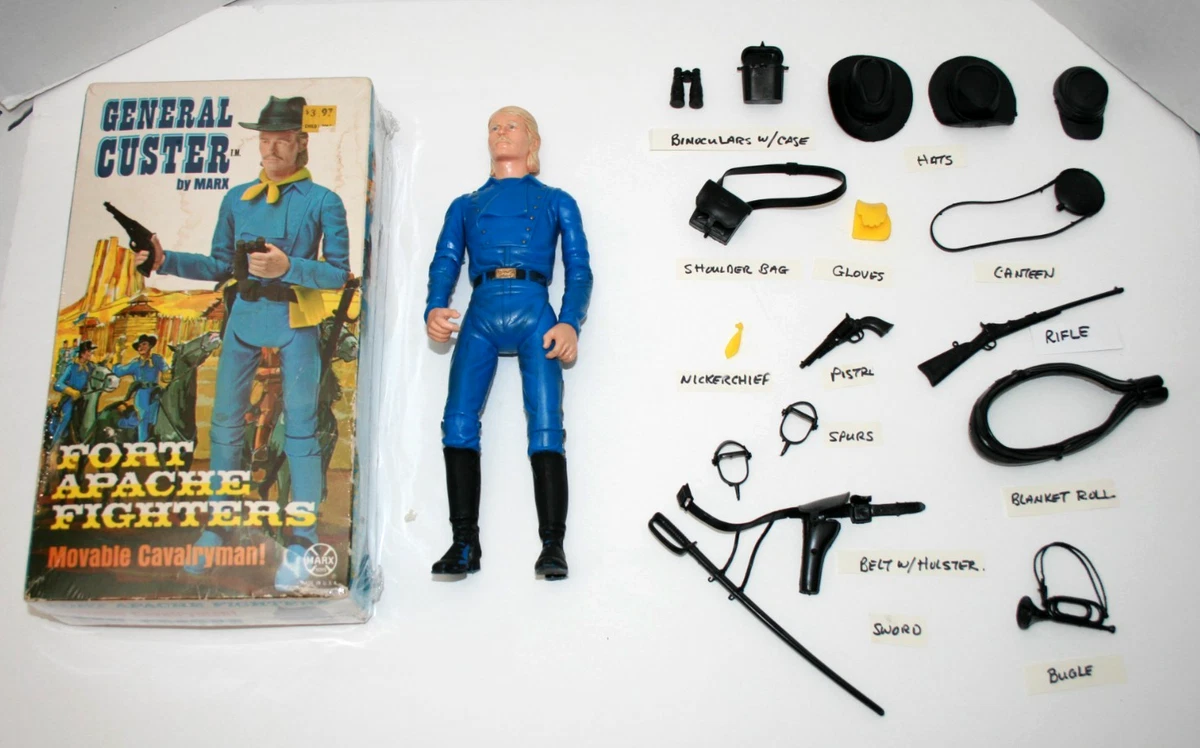 Figurine Castagna – Général Custer – Collection Western – Albâtre – 15,5 Cm
