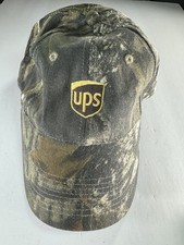 UPS United Parcel Service Adjustable Baseball Hat Camo Mossy Oak AMC Deluxe