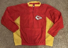 Vintage 90s Kansas City Chiefs Pro Line Apex One Packable Jacket Mens Sz XL NFL