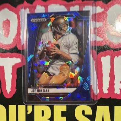 Panini 2025 Prizm Draft Picks Joe Montana Blue Ice Prizm #184 /149 Football
