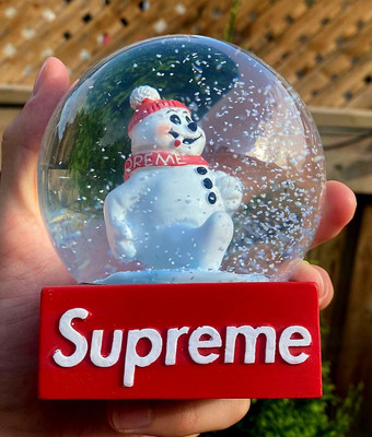 Supreme Frosty The Snowman Snow Globe FW 21. 100%  Authentic Collector's Item