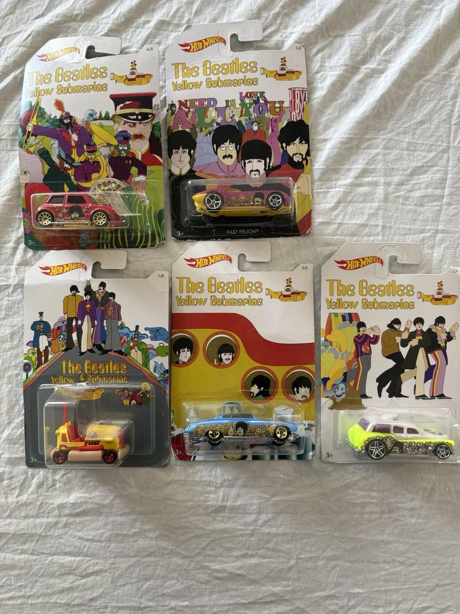 Hot Wheels The Beatles Yellow Submarine Contemporary Diecast Cars