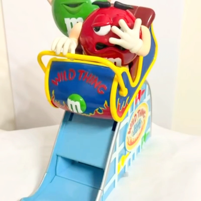 M&M's Wild Thing Roller Coaster Candy Dispenser Limited Edition