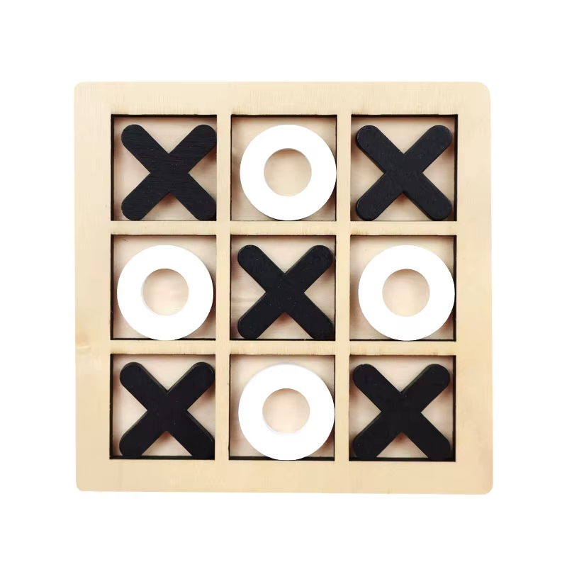 Montessori Play Game Wooden Toy Mini Chess Interaction Puzzle Training Brain Lea