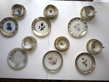Bavaria Winterling Porzellan Kaffee/Teeset floraldekor und Goldverzierung 18tlg.