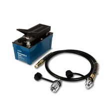 TEMCo HP0000 - Air Hydraulic Pump Power Pack Unit 10,000 psi 103 Cubic in Cap...