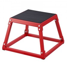 Plyometric Jump Box, 12 Inch Plyo Box, Steel Plyometric Platform and Jumping...