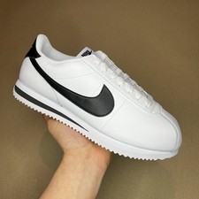 Nike Cortez Scarpe da Ginnastica Bianco Nero Uk14 Nuove✅ DM4044105