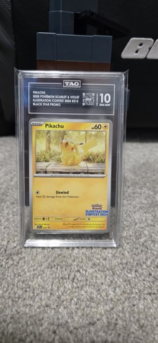 Pokemon 2025 Pikachu 214 Promo Illustration Contest 2024 GEM MINT TAG 10