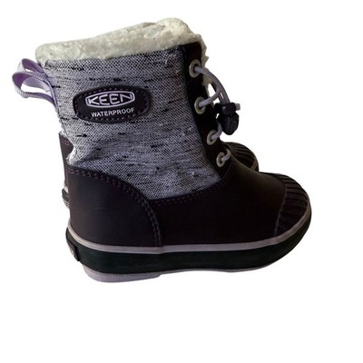 Keen Girl s Elsa purple Waterproof boots size 9