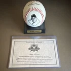 Willie Mays Record Breakers of Baseball Facsimile Signed Baseball - Mint