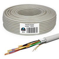 Telefonkabel 50M 6 X 2 X 0,6 J-Y(ST)Y Verlegekabel Jysty Telefonleitung 12 Adern