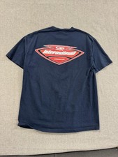 Vintage 90s Ocean Pacific T-Shirt Surf Skate OP Sport Mens XL Blue Red Surfboard