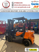 2020 Doosan D25GP Diesel Forklift Triple Mast Counterbalance (Toyota, Hyster)