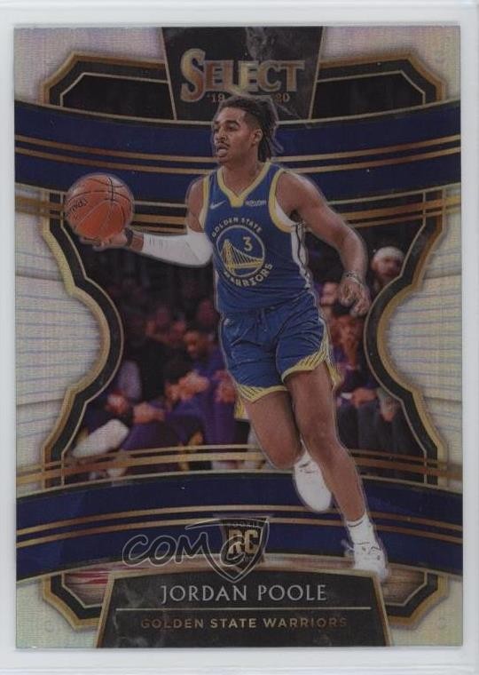 2019-20 Panini Select Concourse Silver Prizm Jordan Poole #94 1a32