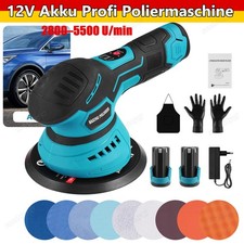 Profesjonalna polerka Polerka z akumulatorem 2x 12V Akumulator Zestaw szlifierki samochodowej