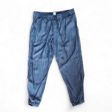 Women  s GAP Denim Look Jogger Pants Size Medium
