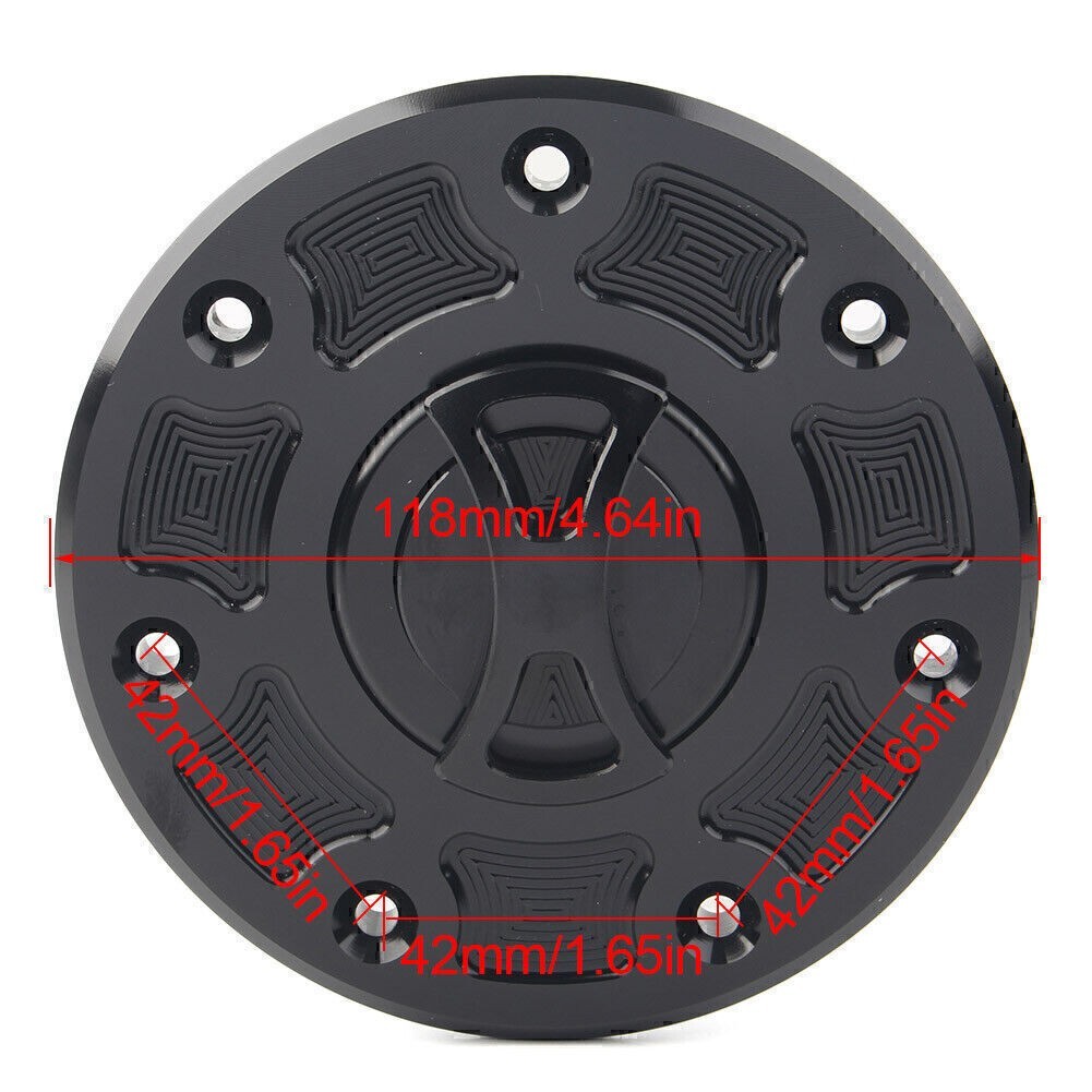 Gold Fuel Gas Tank Cap Cover for Kawasaki NINJA 500 ZX-6 ZX-7 ZX-9