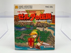 LEGEND OF ZELDA Famicom Disk System FDS With Manual & Stickers US Seller FDS0121