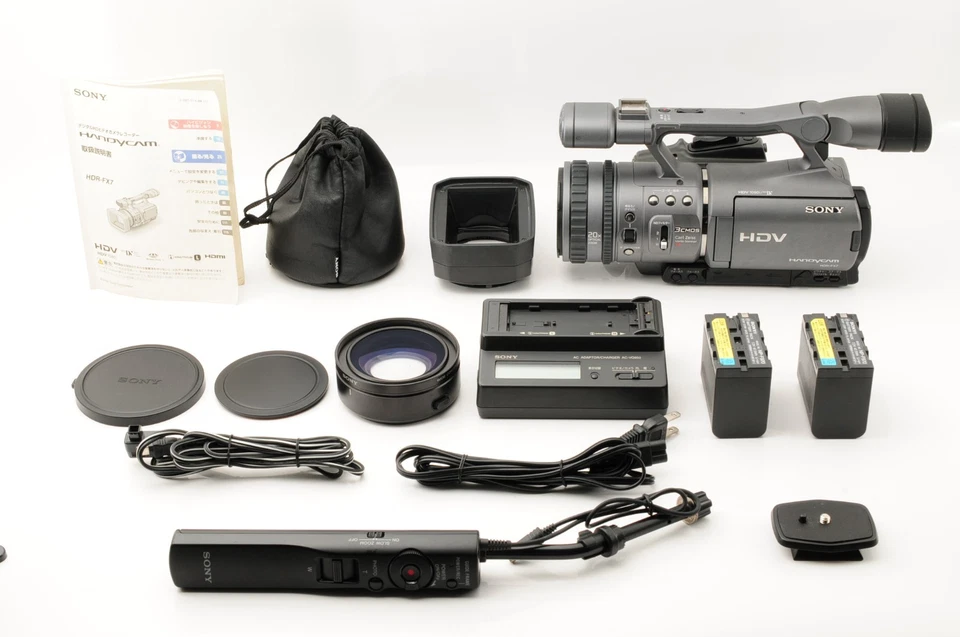 Sony HandyCam HDR-FX7 HD Camcorder MiniDV Video Camera JAPAN [Excellent] #27 - Image 4 of 4