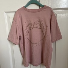 Pink Pudsey T.shirt With gem diamanté , Age 8-9 Years