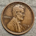 1918-S  ~ Lincoln Wheat Cent - [VF] Very Fine - Better/Higher Grade ~ A468