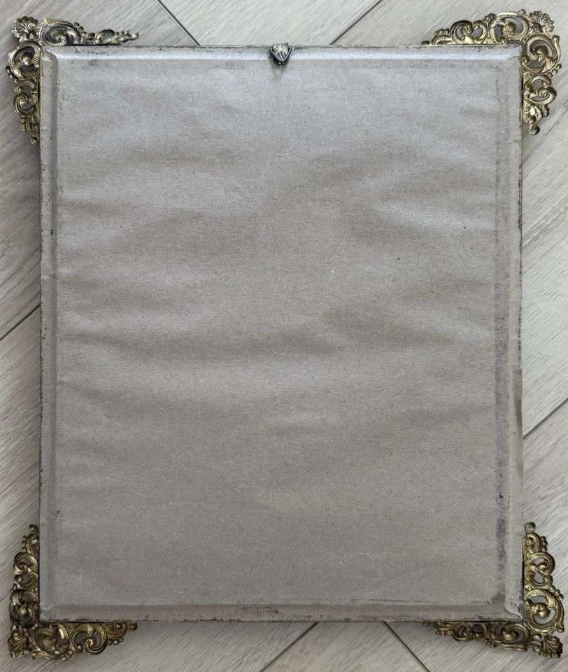 Vintage Framed Tapestry French Gobelin Victorian Wall Picture Decor Embroidery - Image 4 of 4