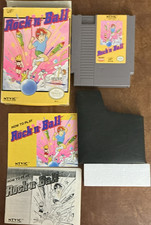 NTVIC Rock 'n' Ball Nintendo NES 1989 Complete with Box and Manual NTSC-U/C