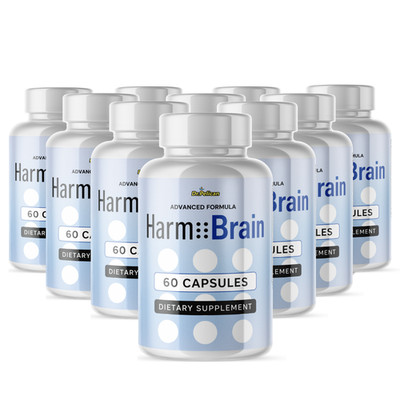 Harm Brain- Brain Support- 10 Bottles- 600 Capsules