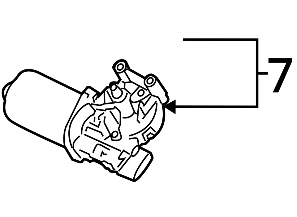 Motor limpador de para-brisa compatível com 10-16 SPORTAGE 2617203 - Imagem 4 de 4