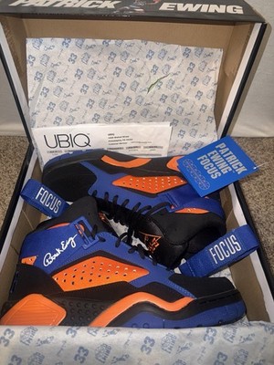 Ewing Athletics Focus Black Orange Blue Men's Sneakers Knicks 1VB90049-992