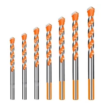 7 Pcs Concrete Drill Bit for Ceramic Tile Concrete Brick Glass
