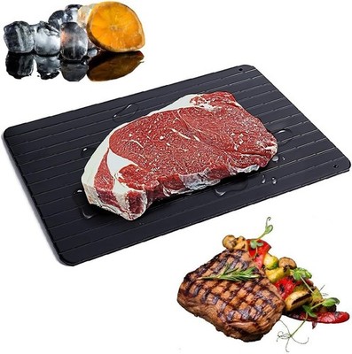 Meat Defrosting Tray - Quick Defrost Plate, Frozen Food Defrosting Pad, Quick De