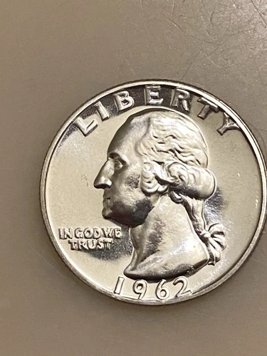 1962 GEM PROOF  SILVER WASHINGTON QUARTER 25¢   REFLECTING  EYE APPEAL