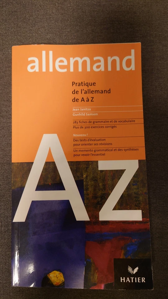 Allemand – Pratique de l’allemand de A à Z – Hatier – Très bon état - Photo 1/2
