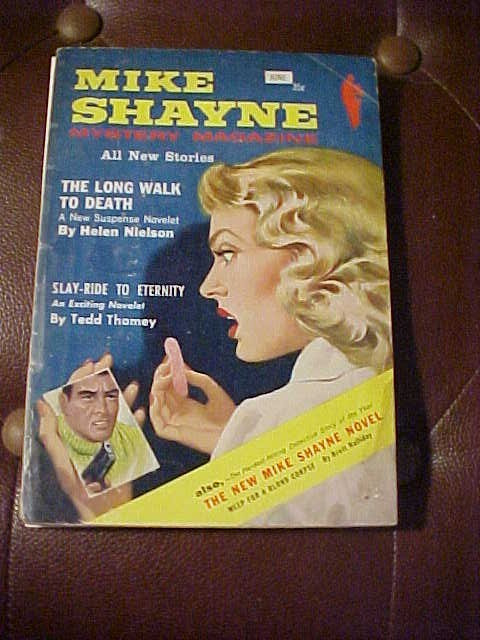 Mike Shayne Mystery Magazine for JUne 1957 Brett Halliday