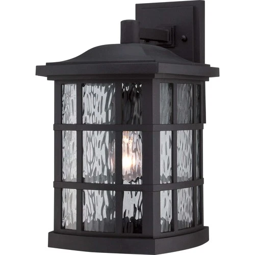 Quoizel SNN8409 Stonington 1 Light 16" Tall Outdoor Wall Sconce - Black - Picture 1 of 10