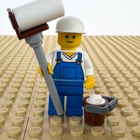 LEGO Creator, Pet Shop: Painter, ROLLER, BUCKET, PAINT, twn138, 10218, 2011
