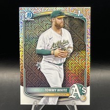 2025 Bowman Chrome Prospects Mojo Refractor #BCP-251 Tommy White Athletics