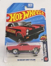 Hot Wheels 2026 H Case Red 65 Mercury Comet Cyclone Drag Racers Tampo Error