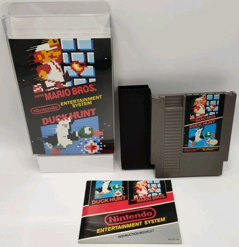 Super Mario Bros./Duck Hunt (NES, 1985) *EN MUY BUEN ESTADO con manual* probado* LEER* ¡ENVÍO GRATUITO!
