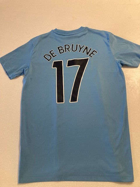 Manchester City Jersey #17 De Bruyne Vintage Rare Official Man