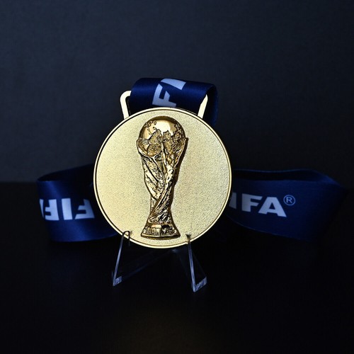 WM AFRIKA 2010 Final Champions Gewinner Medaille WM Fußball Goldmedaille - Bild 2 von 5